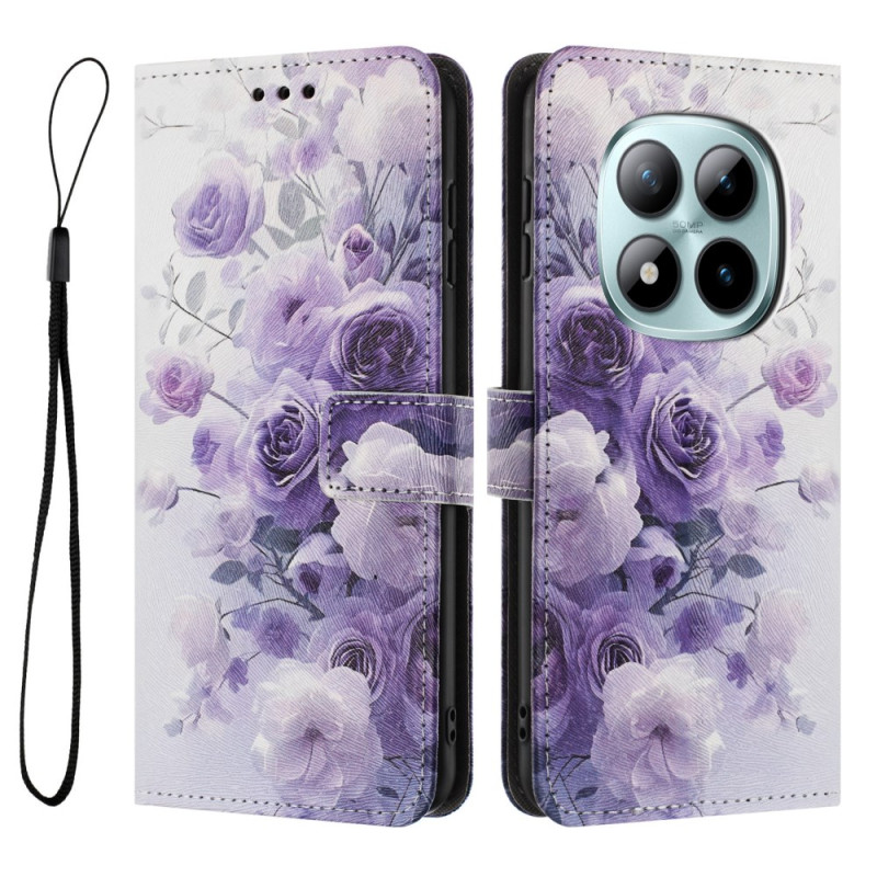 Xiaomi Redmi Note 15 Pro 4G Custodia Purple Roses