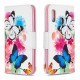 Samsung Galaxy A20e Custodia dipinta con farfalle e fiori