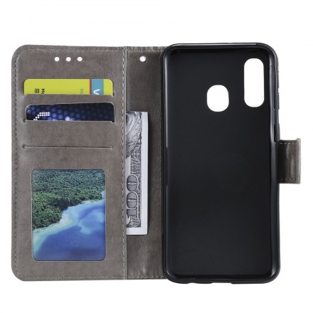 Samsung Galaxy A20e Custodia Mandala Sun Samsung Galaxy A20e Custodia Mandala Sun