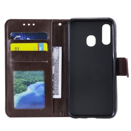 Samsung Galaxy A20e Custodia Mandala Sun Samsung Galaxy A20e Custodia Mandala Sun