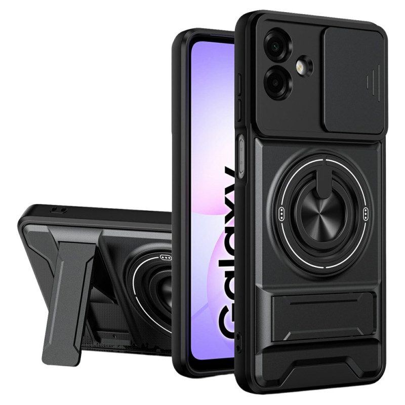 Custodia Samsung Galaxy A07 5G / 4G Anello magnetico Supporto e protezione fotocamera scorrevole