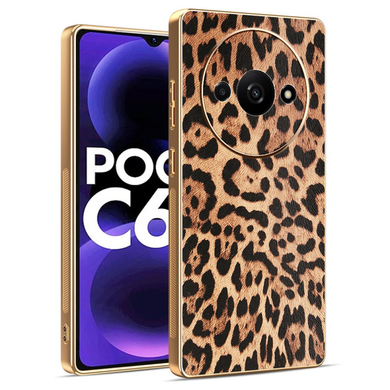 Xiaomi Redmi A3 / A3X / Poco C61 Custodia con stampa leopardo