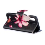 Custodia per Samsung Galaxy A10 Fiore rosa