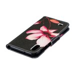 Custodia per Samsung Galaxy A10 Fiore rosa