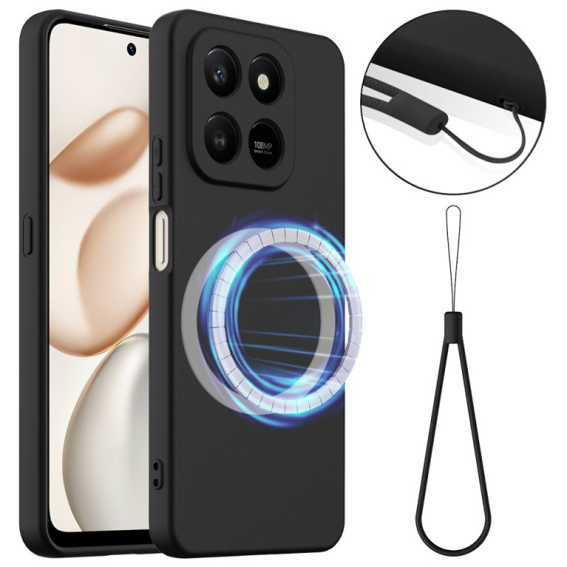 Honor 400 Smart 5G / 4G / X7d 5G / 4G Custodia magnetica Silicone liquido