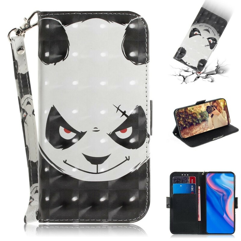 Custodia Huawei P Smart Z Angry Panda Strap