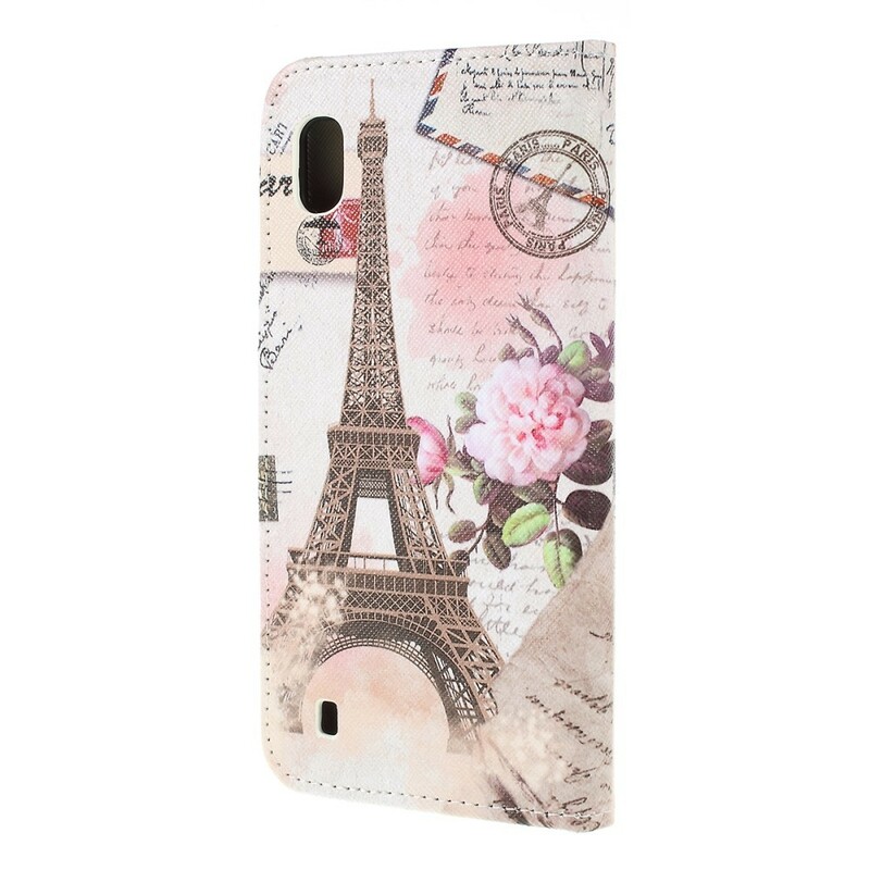 Samsung Galaxy A10 Torre Eiffel Retro Case