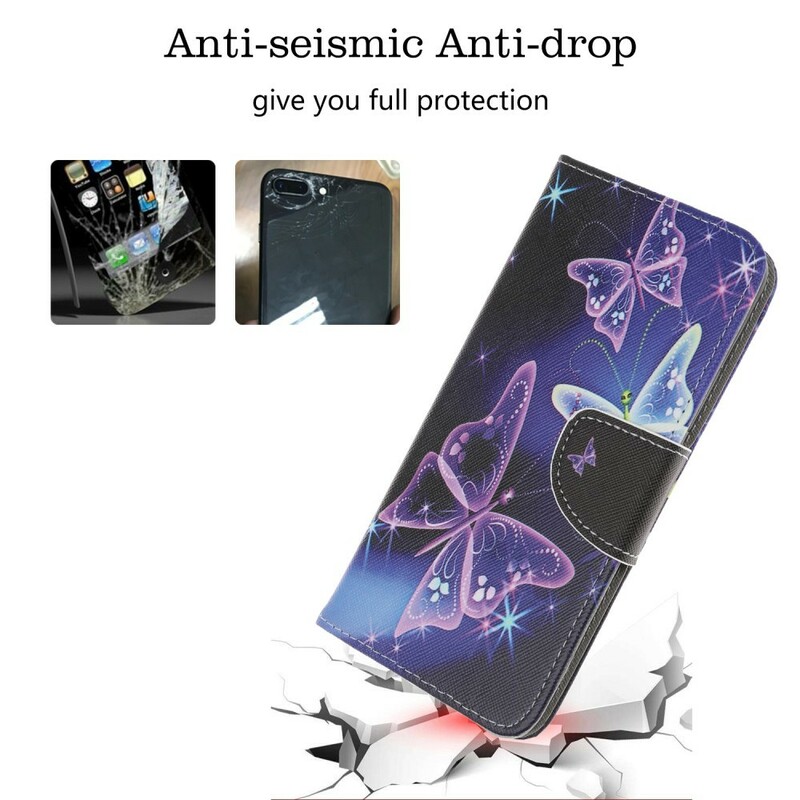 Custodia Huawei P Smart Z Farfalle Neons Custodia Huawei P Smart Z Farfalle Neons
