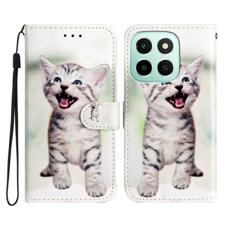 Housse Honor X6c 4G / X5b / X5b Plus Chaton