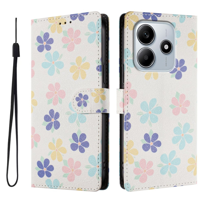 Housse Xiaomi Redmi Note 14 5G / Poco M7 Pro 5G Fleurs Colorées