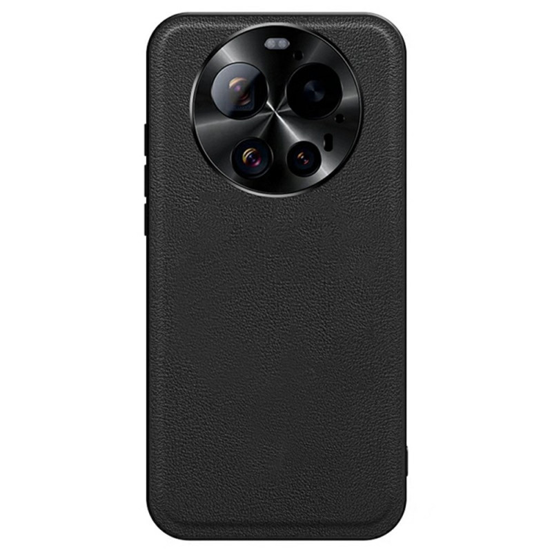 Coque Xiaomi 17 Ultra 5 Effet Cuir et Cadre Métal pour Objectif