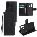 Custodia Huawei P Smart Z Albero e gufi con cinturino