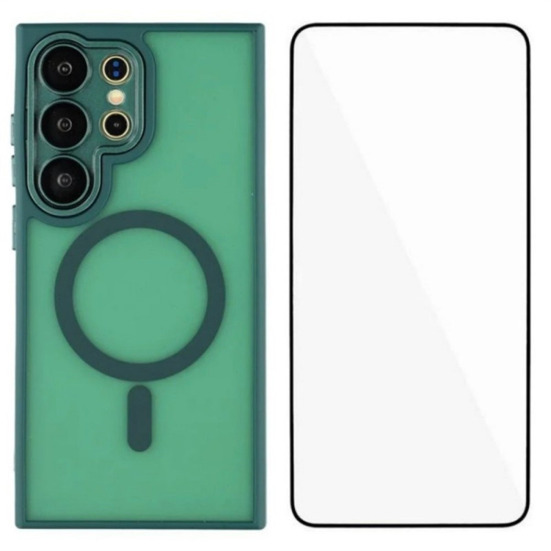 Coque Samsung Galaxy S26 Ultra Magnétique Silicone et Protecteur Écran