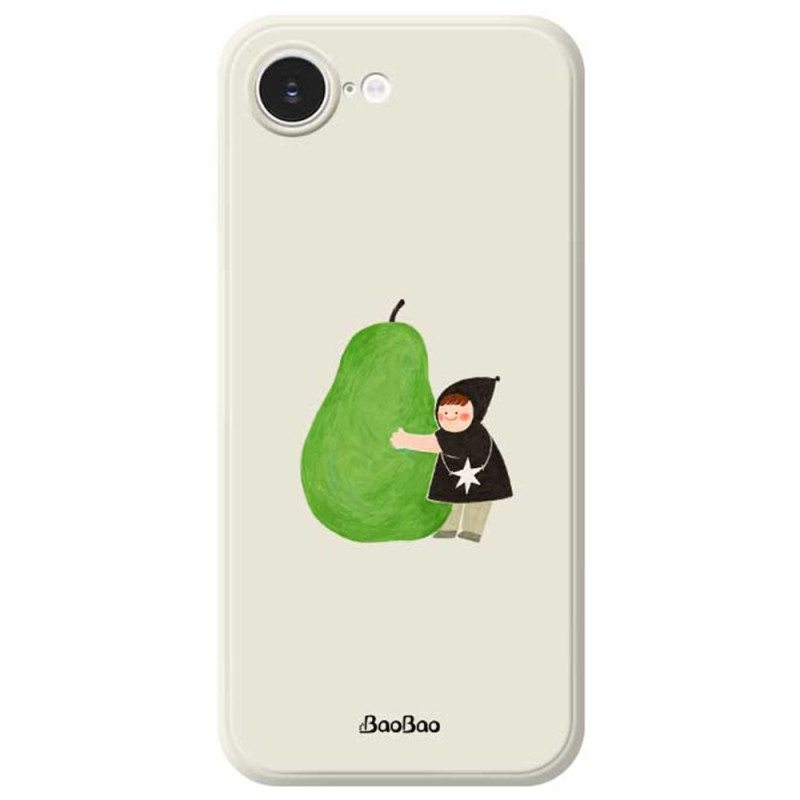 Custodia iPhone 17E / 16E Straight Edge Green Pear