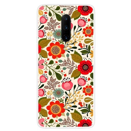 Cover OnePlus 7 Pro con arazzo a fiori
