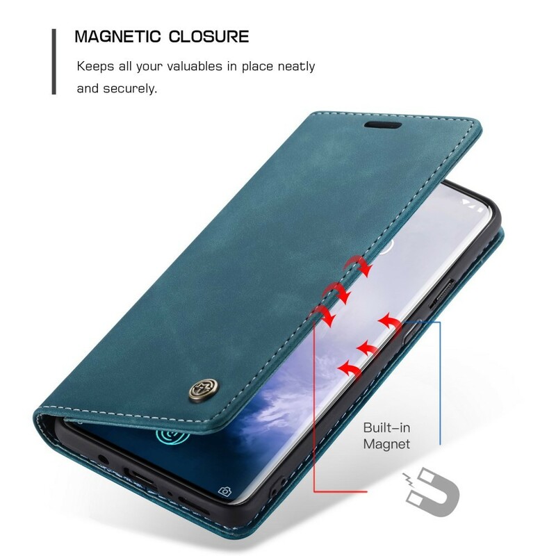 Coprire OnePLus 7 Pro CASEME in similpelle