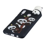 Samsung Galaxy A40 Copertura 3D Pandas su Bamboo