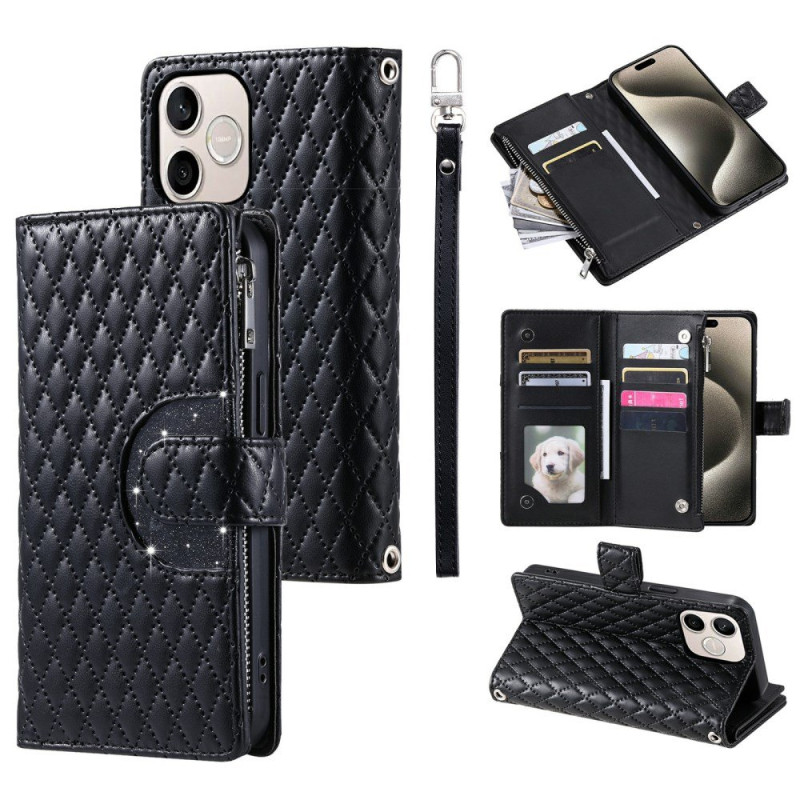 Honor 600 Lite Custodia imbottita a portafoglio