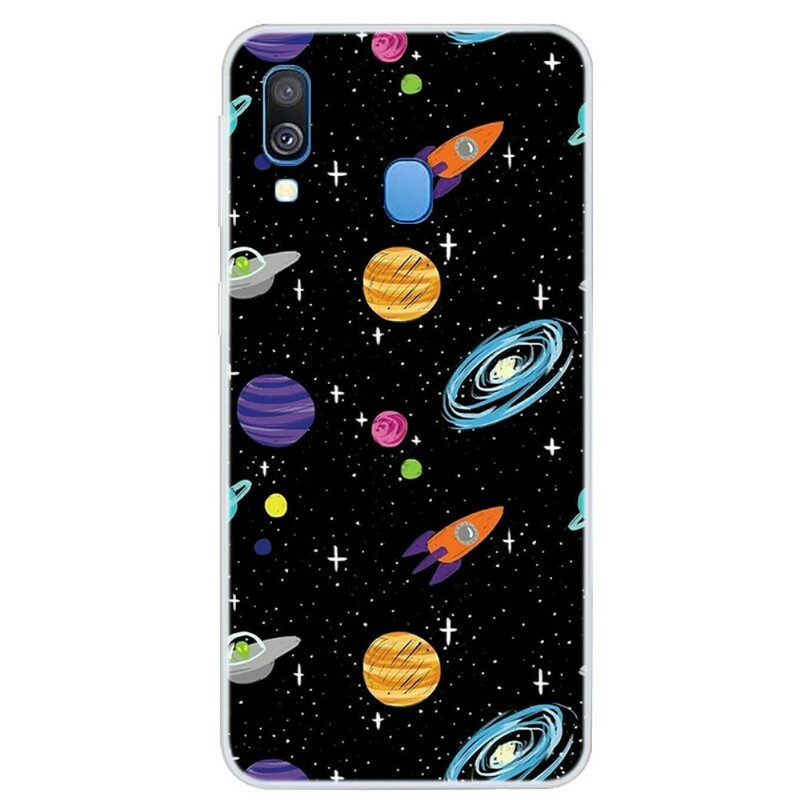 Samsung Galaxy A40 Custodia Planet Galaxy