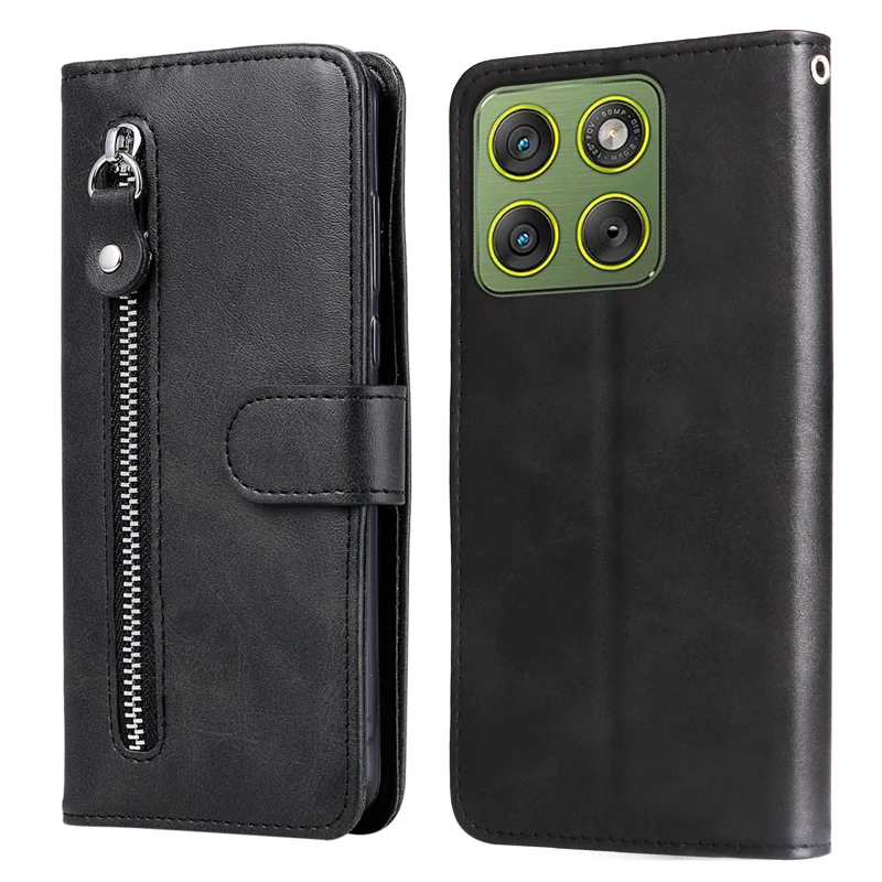 Custodia Motorola Edge 70 con tasca a zip