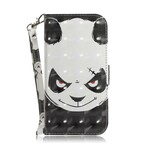Xiaomi Redmi Note 7 Custodia a strappo con panda arrabbiato