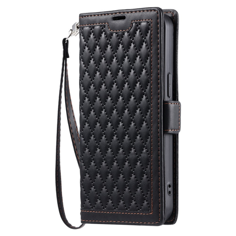 Samsung Galaxy A27 5G Custodia trapuntata dal design vintage