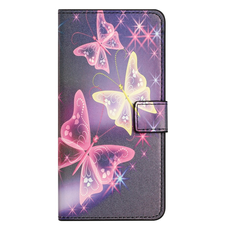 Samsung Galaxy A27 5G Custodia con farfalle luminose