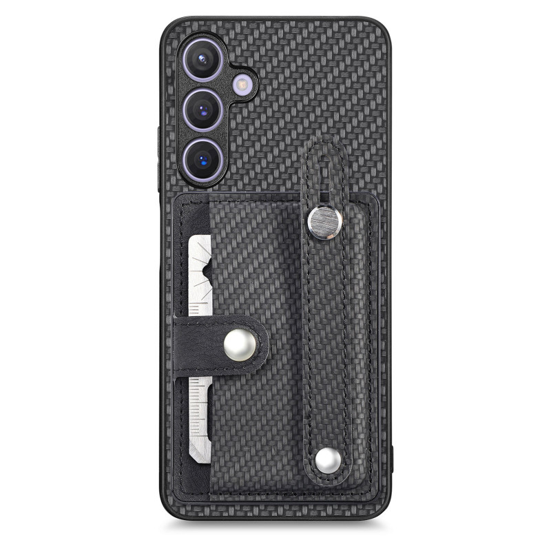 Samsung Galaxy A27 5G Custodia portacarte e cinturino in fibra di carbonio
