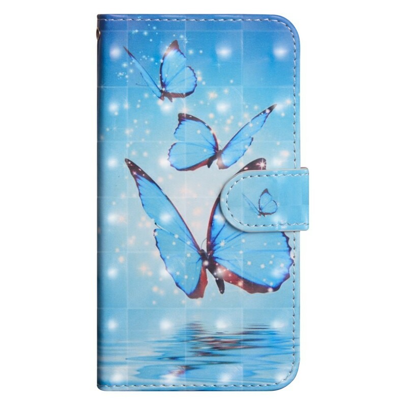 Custodia Xiaomi Redmi Note 7 Flying Blue Butterflies