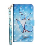 Custodia Xiaomi Redmi Note 7 Flying Blue Butterflies