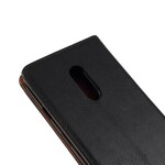 Custodia Flip Cover OnePlus 7 in similpelle