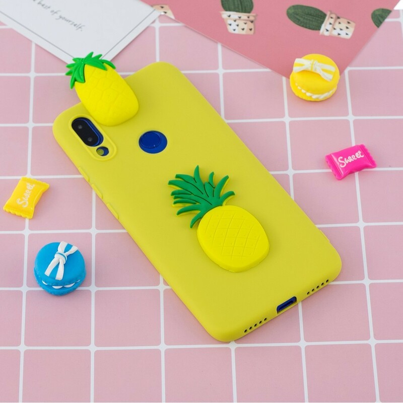 Xiaomi Redmi Note 7 3D Custodia Pineapple