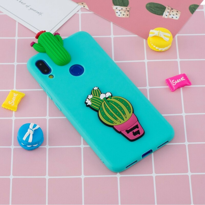 Xiaomi Redmi Note 7 Custodia 3D Cactus Madness