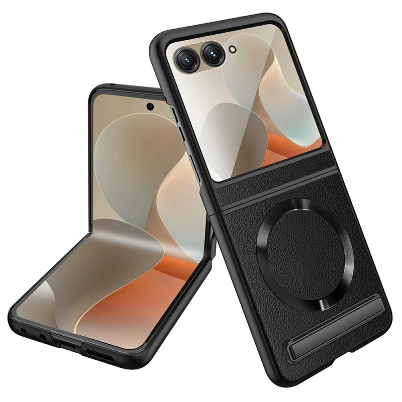 Motorola Razr 70 / 60 / 50 Custodia magnetica effetto pelle con supporto