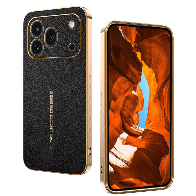 Honor 600 Pro Custodia texture litchi