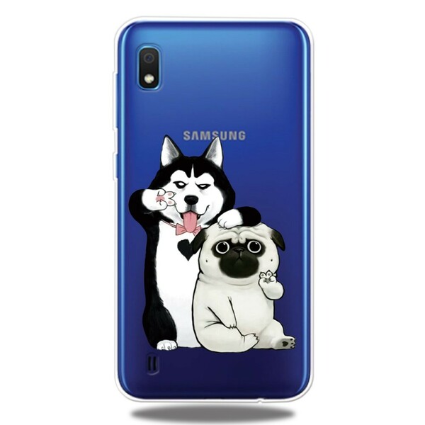 Custodia per Samsung Galaxy A10 Funny Dogs