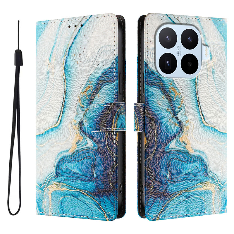 Xiaomi 17T Pro Custodia marmo blu