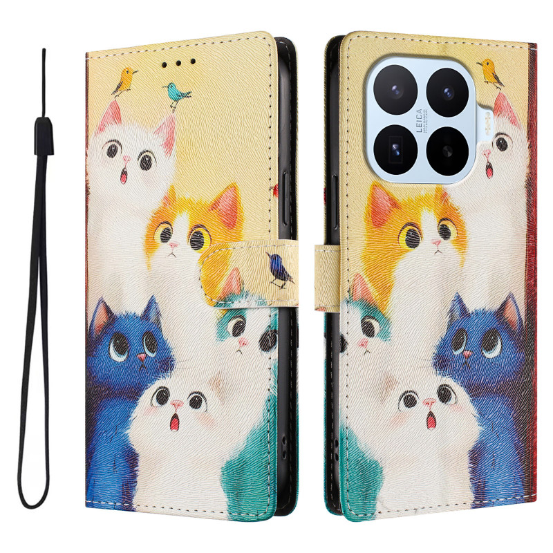 Xiaomi 17T Pro Custodia Gatti colorati