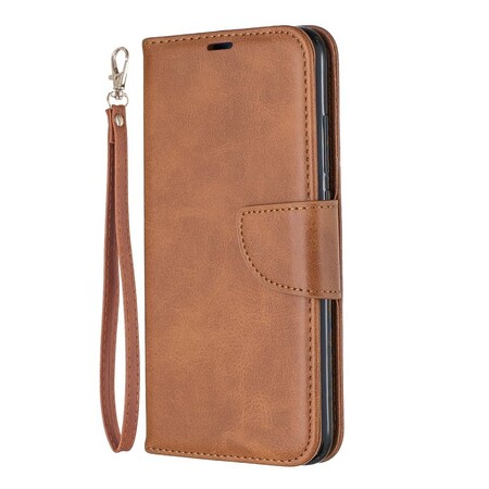 Xiaomi Redmi Note 7 Custodia liscia con patta obliqua
