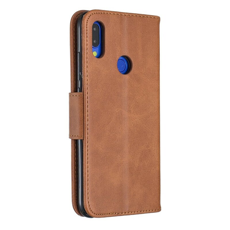 Xiaomi Redmi Note 7 Custodia liscia con patta obliqua