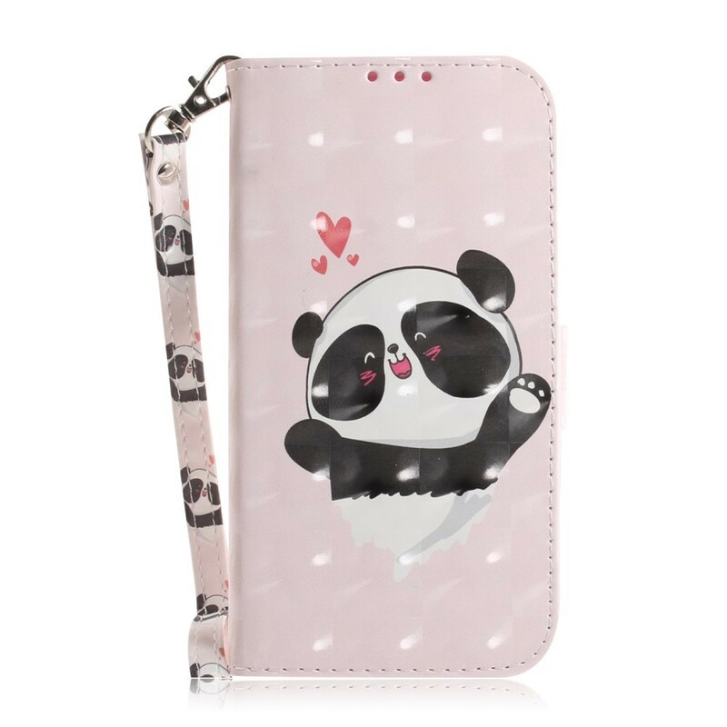 Huawei Y5 2019 Panda Love Strap Custodia