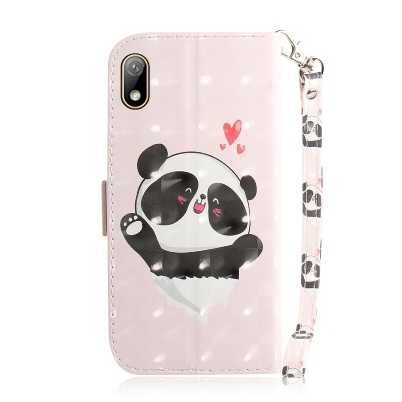 Huawei Y5 2019 Panda Love Strap Custodia