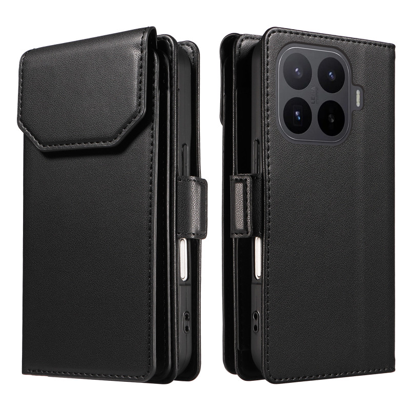Custodia per Xiaomi 17T Pro con porta-carte multiplo e cinturino da polso