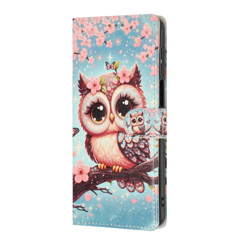 Custodia per Xiaomi 17T Pro con motivo "Gufo Sakura"