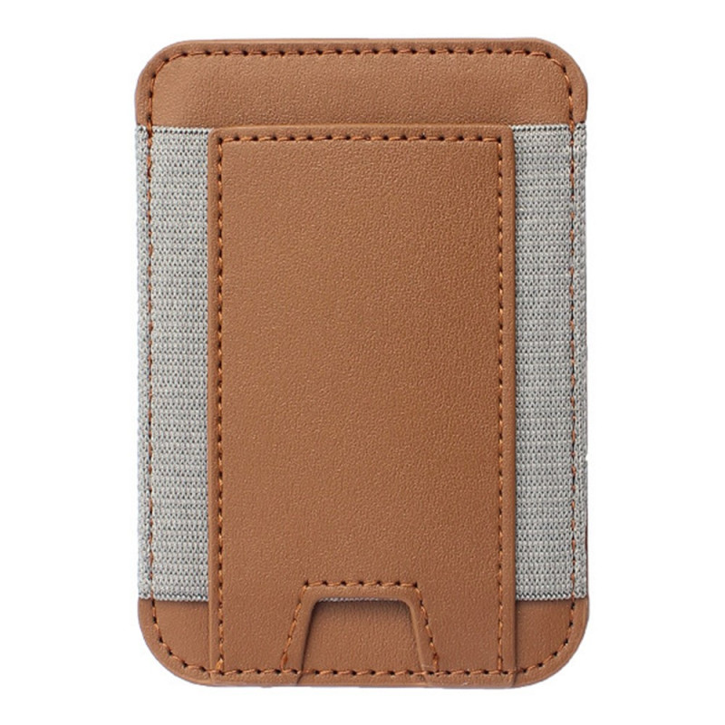 Portacarte magnetico in pelle PU per smartphone