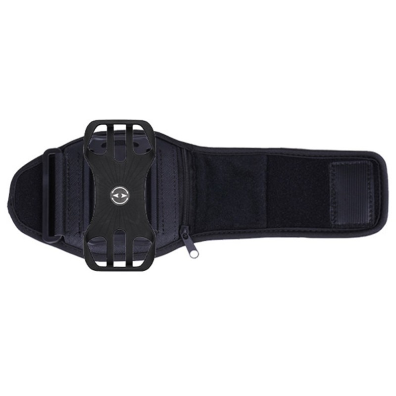 Bracciale sportivo universale con supporto girevole e staccabile per smartphone da 4,5 a 7 pollici