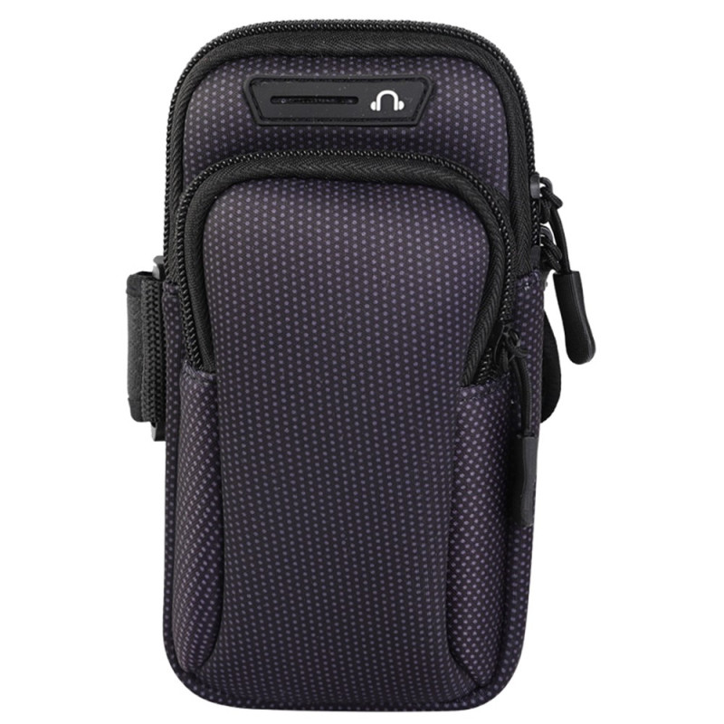 Brassard Sport Universel pour Smartphone avec Double Poche et Passage pour Écouteurs