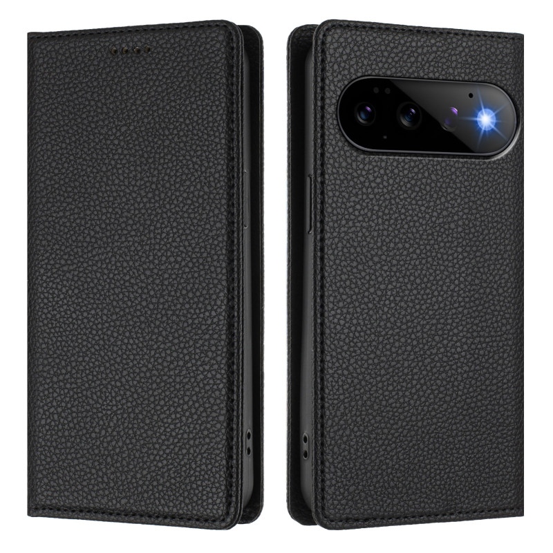 Custodia a libro per Google Pixel 11 Pro / 11 con effetto pelle Litchi