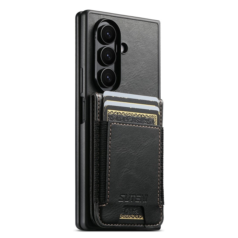 Custodia Samsung Galaxy Z Fold 8 Ultra con portacarte in stile vintage SUTENI