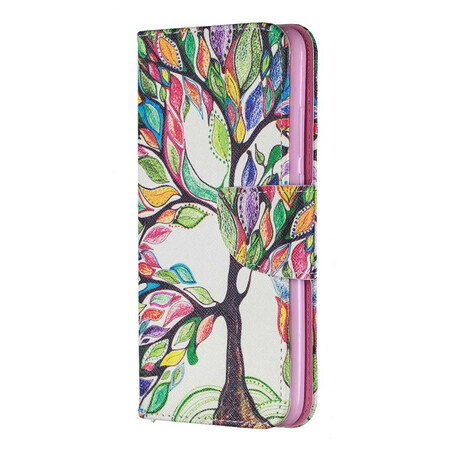 Huawei P Smart Plus Custodia 2019 Albero colorato